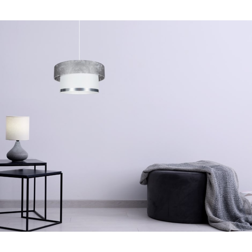 Chandelier on a string RESSA 1xE27/60W/230V silver