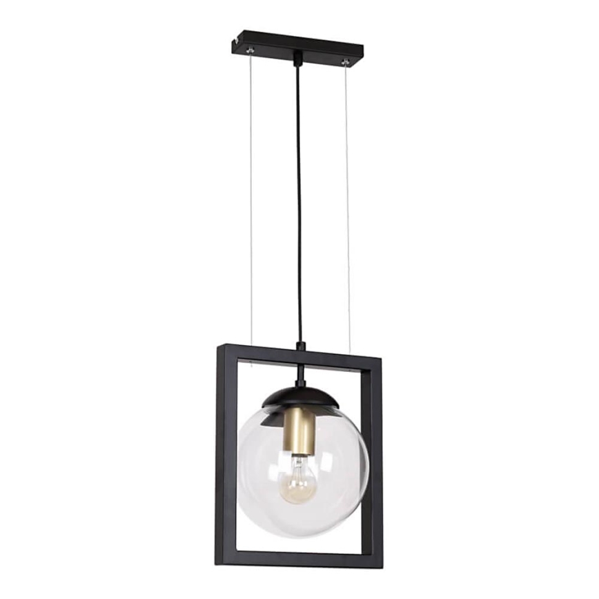 Chandelier on a string REY 1xE27/7W/230V black