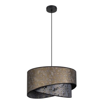 Chandelier on a string REZO 1xE27/60W/230V grey/gold