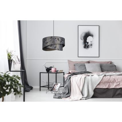 Chandelier on a string REZO 1xE27/60W/230V grey