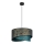 Chandelier on a string REZO 1xE27/60W/230V turquoise/gold