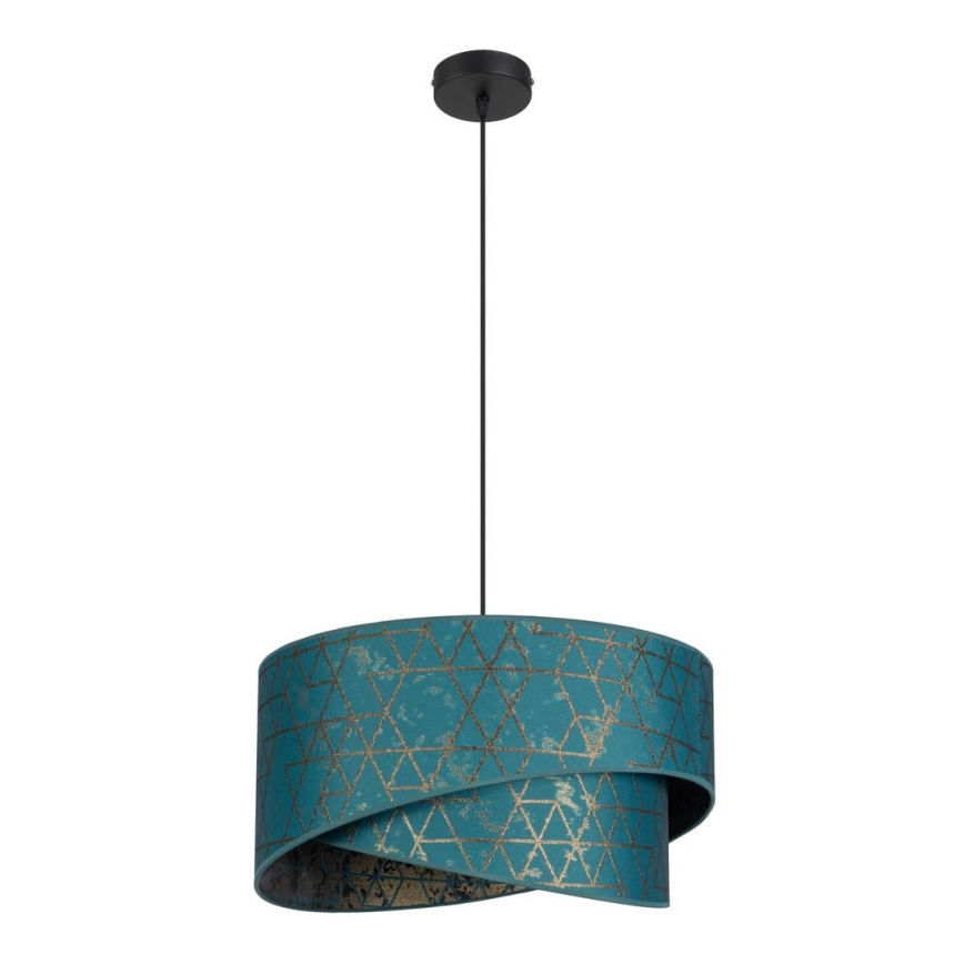 Chandelier on a string REZO 1xE27/60W/230V turquoise