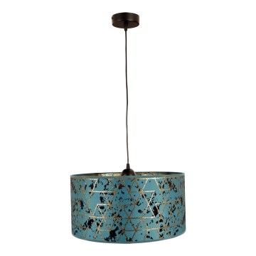 Chandelier on a string REZO 1xE27/60W/230V turquoise