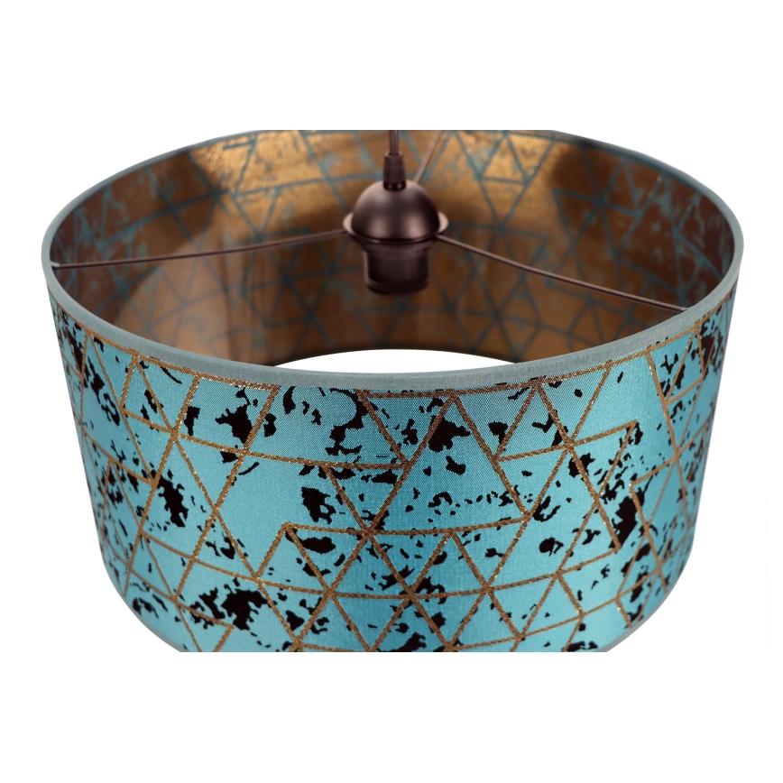 Chandelier on a string REZO 1xE27/60W/230V turquoise