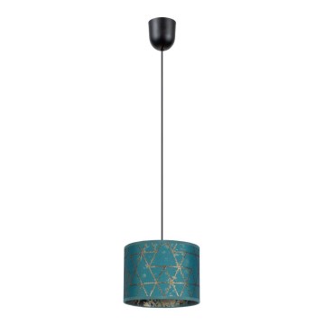 Chandelier on a string REZO 1xE27/60W/230V turquoise