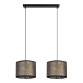 Chandelier on a string REZO 2xE27/60W/230V gold