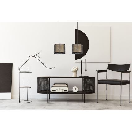 Chandelier on a string REZO 2xE27/60W/230V gold