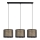 Chandelier on a string REZO 3xE27/60W/230V gold