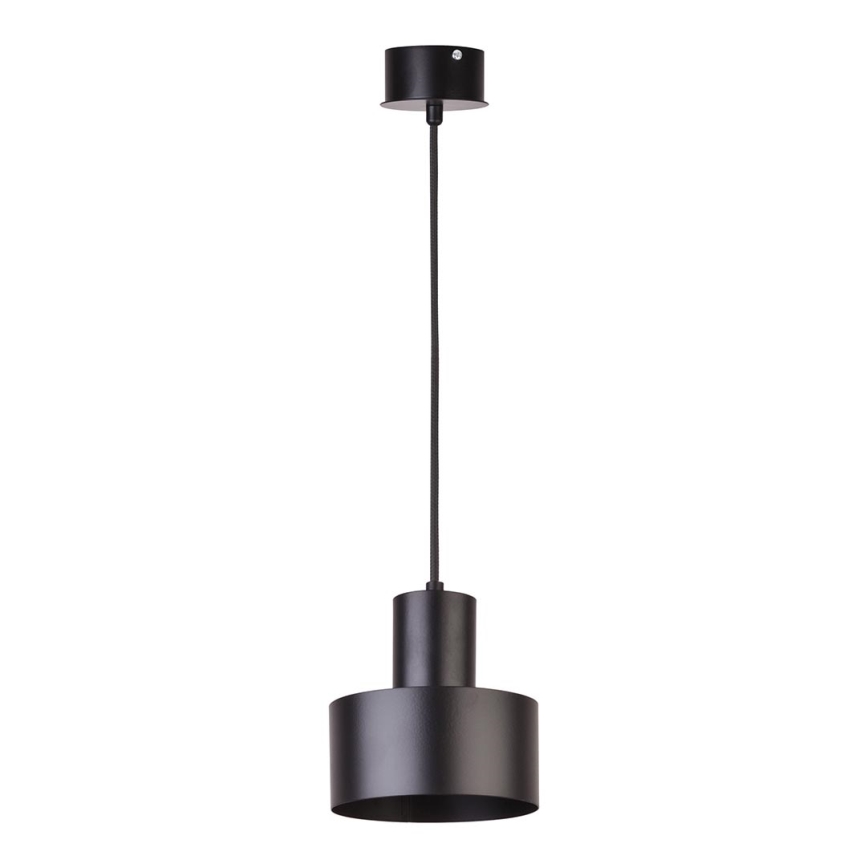 Chandelier on a string RIF 1xE27/60W/230V d. 15 cm black