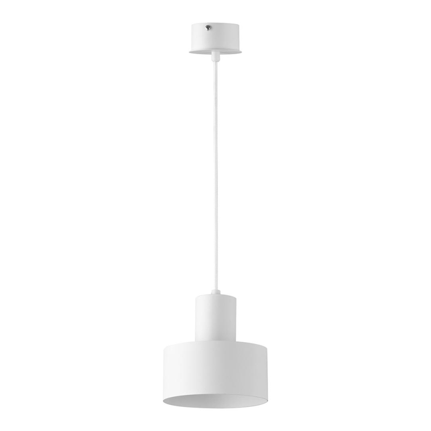 Chandelier on a string RIF 1xE27/60W/230V d. 15 cm white