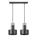 Chandelier on a string RIF 2xE27/60W/230V black