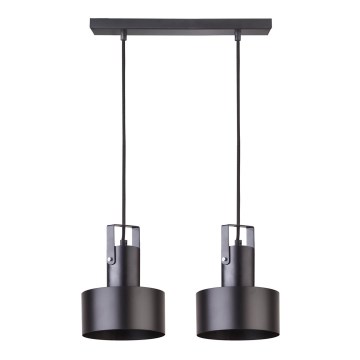 Chandelier on a string RIF 2xE27/60W/230V black