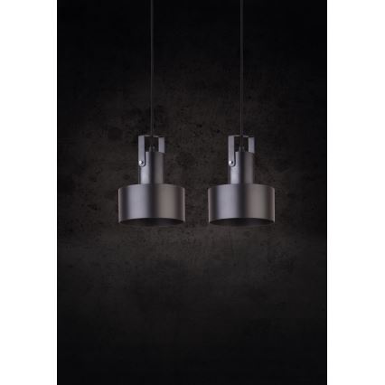 Chandelier on a string RIF 2xE27/60W/230V black