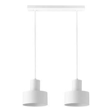 Chandelier on a string RIF 2xE27/60W/230V white
