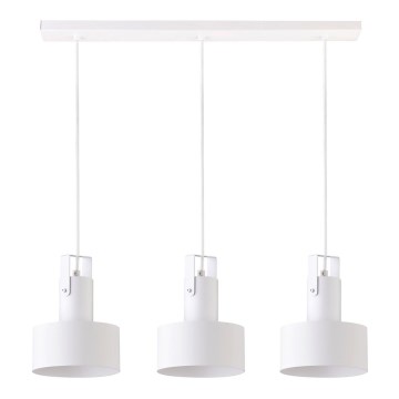 Chandelier on a string RIF 3xE27/60W/230V white