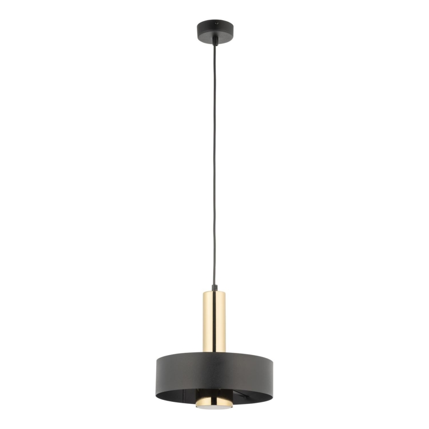 Chandelier on a string RIF LUX 1xGX53/12W/230V d. 25 cm black/gold