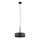 Chandelier on a string RIF LUX 1xGX53/12W/230V d. 25 cm black/shiny chrome