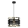 Chandelier on a string RIM 1xE27/60W/230V black/gold