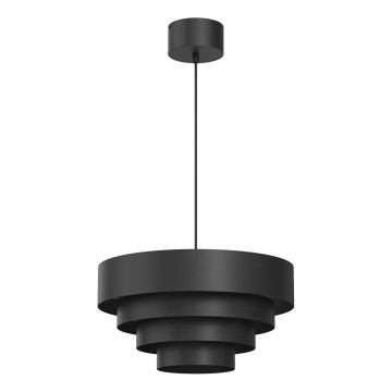 Chandelier on a string RINGS 1xE27/15W/230V black
