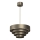 Chandelier on a string RINGS 1xE27/15W/230V brass