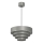 Chandelier on a string RINGS 1xE27/15W/230V grey
