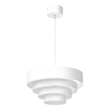 Chandelier on a string RINGS 1xE27/15W/230V white