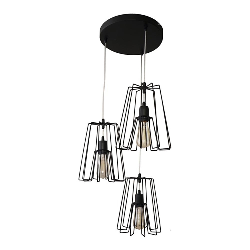 Chandelier on a string ROLLER 3xE27/15W/230V