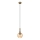 Chandelier on a string ROLLO 1xE14/5W/230V gold/smoky beige