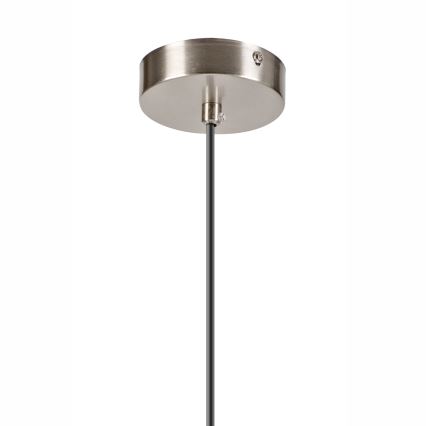 Chandelier on a string ROLLO 1xE14/5W/230V matte chrome/smoky