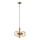 Chandelier on a string ROLLO 3xE14/5W/230V gold/smoky beige