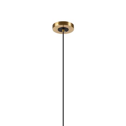 Chandelier on a string ROLLO 3xE14/5W/230V gold/smoky beige