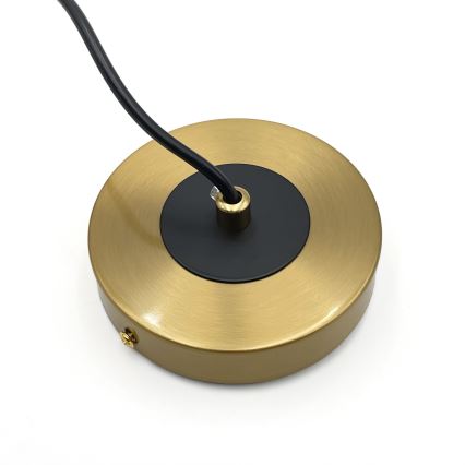 Chandelier on a string ROLLO 3xE14/5W/230V gold/smoky beige