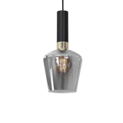 Chandelier on a string ROMA BLACK 1xE27/60W/230V