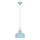 Chandelier on a string ROMI 1xE27/40W/230V blue