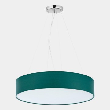 Chandelier on a string RONDO 4xE27/15W/230V green