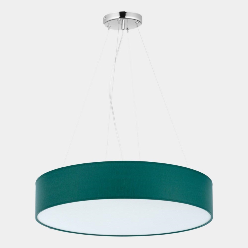 Chandelier on a string RONDO 4xE27/15W/230V green