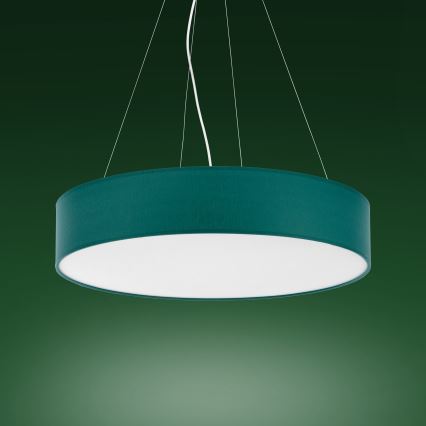 Chandelier on a string RONDO 4xE27/15W/230V green