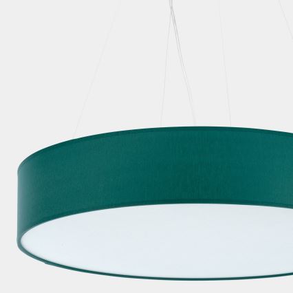 Chandelier on a string RONDO 4xE27/15W/230V green