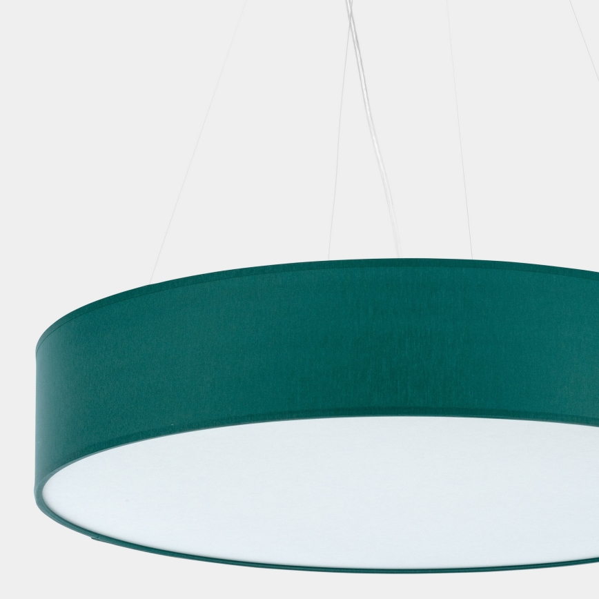 Chandelier on a string RONDO 4xE27/15W/230V green
