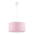 Chandelier on a string RONDO KIDS 1xE27/15W/230V pink