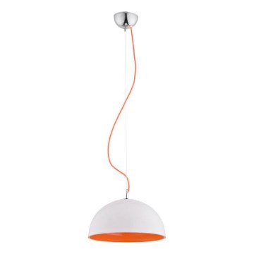 Chandelier on a string RONNIE 1xE27/15W/230V white/orange