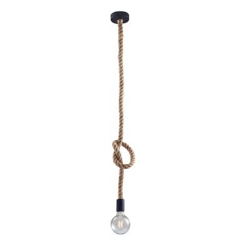 Chandelier on a string ROPE 1xE27/12W/230V