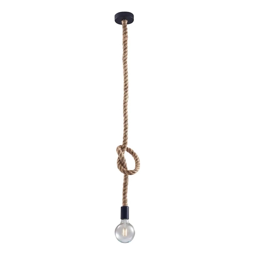 Chandelier on a string ROPE 1xE27/12W/230V