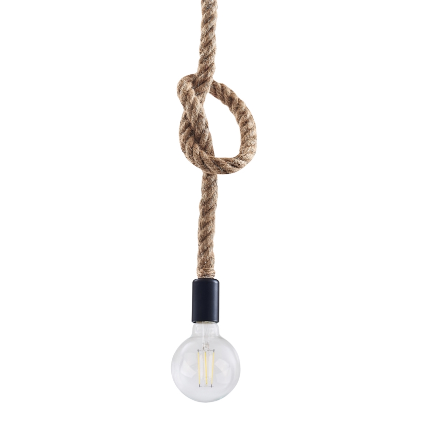 Chandelier on a string ROPE 1xE27/12W/230V