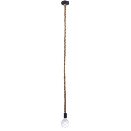 Chandelier on a string ROPE 1xE27/12W/230V