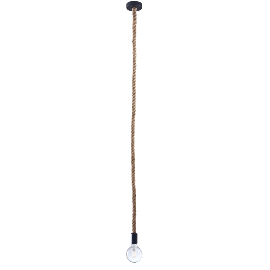 Chandelier on a string ROPE 1xE27/12W/230V
