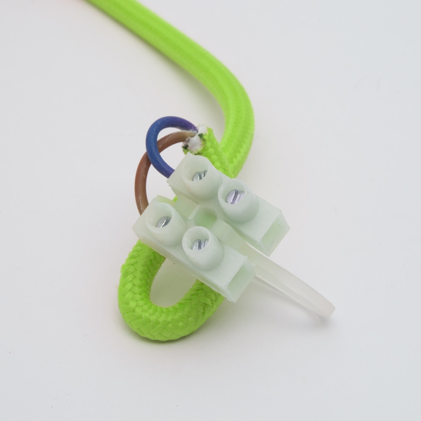Chandelier on a string ROXY 1xE27/60W/230V green