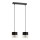 Chandelier on a string ROY 2xE27/60W/230V black