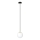 Chandelier on a string ROYAL 1xE14/10W/230V d. 14 cm black