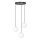 Chandelier on a string ROYAL 3xE14/10W/230V d. 30 cm black